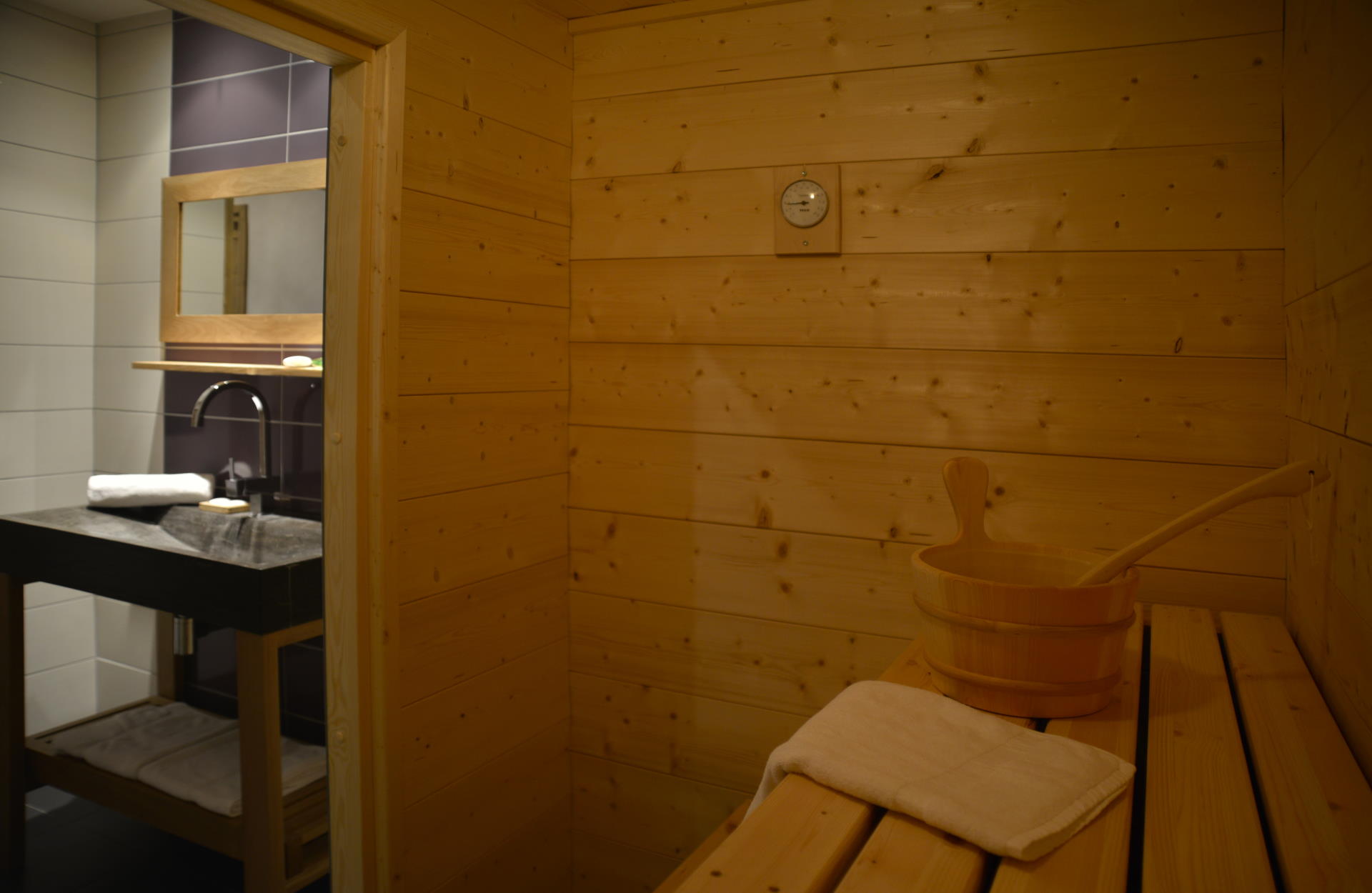 location carlina la plagne - Sauna de l'appartement